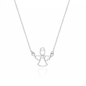 colier inger aur 14 k cu diamante 0 0145 ct 6905743
