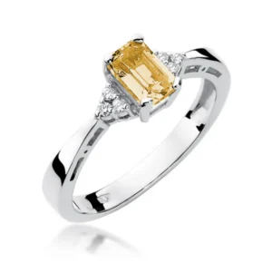 inel aur 14k cu citrin 0 60 ct 6899642