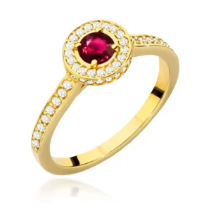 Inel Aur cu Rubin 0.35ct Red Infinity 0.35ct