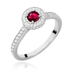 inel aur 14k cu rubin 0 35 ct 6907789