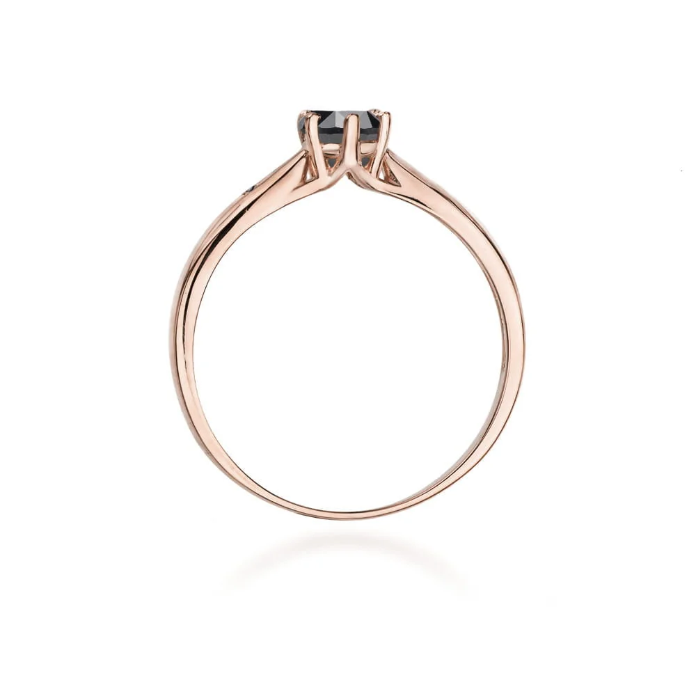 Inel Aur cu Diamant Negru Rabella 7 Inel Aur cu Diamant Negru Rabella - imagine 7