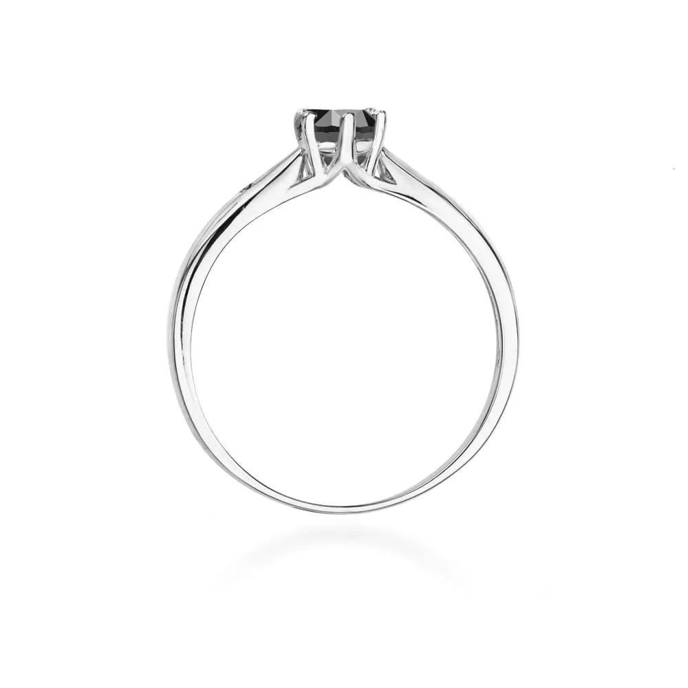 Inel Aur cu Diamant Negru Rabella 11 Inel Aur cu Diamant Negru Rabella - imagine 11