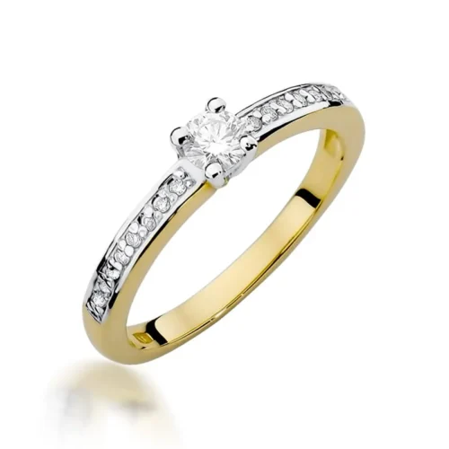 Inel Aur cu Diamante Calselle Chic