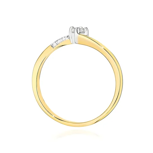 Inel Aur cu Diamante Ellina Chic