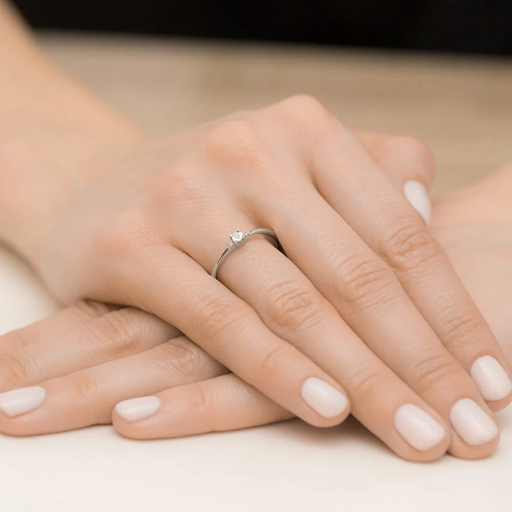 Inel Aur cu Diamante Firisa Opal 8 Inel Aur cu Diamante Firisa Opal - imagine 8