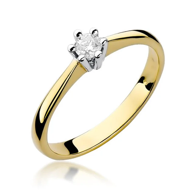 Inel Aur cu Diamante Raselle Luxe 1 Inel Aur cu Diamante Raselle Luxe