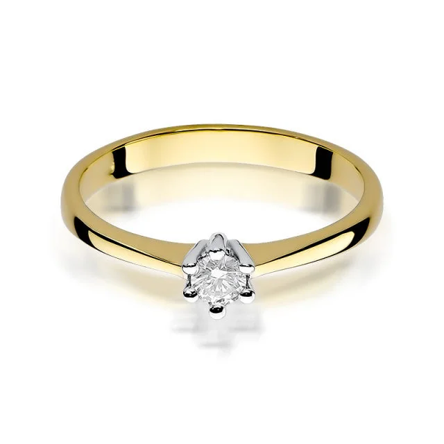 Inel Aur cu Diamante Raselle Luxe 2 Inel Aur cu Diamante Raselle Luxe - imagine 2
