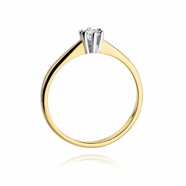 Inel Aur cu Diamante Raselle Luxe 3 Inel Aur cu Diamante Raselle Luxe - imagine 3