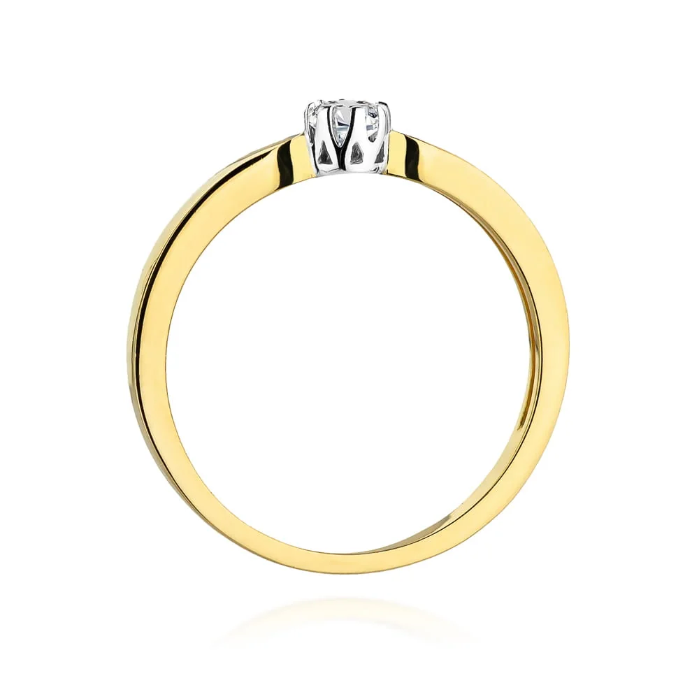 Inel Aur cu Diamante Velvet Vintage Dawn - imagine 3