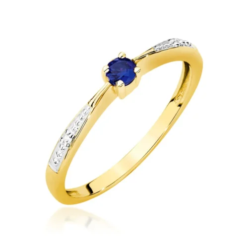 Inel Aur cu Safir si Diamante Joreine