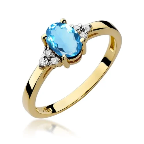 Inel Aur cu Topaz Briselle