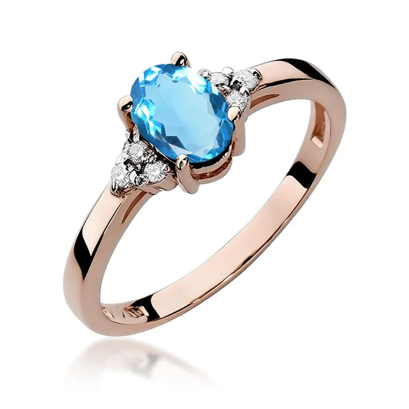 Inel Aur cu Topaz Briselle 5 Inel Aur cu Topaz Briselle - imagine 5