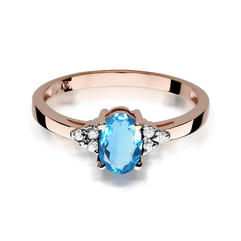 Inel Aur cu Topaz Briselle 6 Inel Aur cu Topaz Briselle - imagine 6