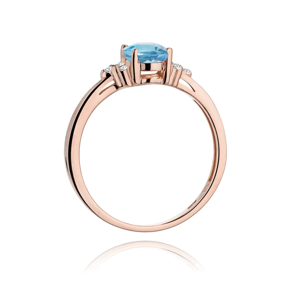 Inel Aur cu Topaz Briselle 7 Inel Aur cu Topaz Briselle - imagine 7