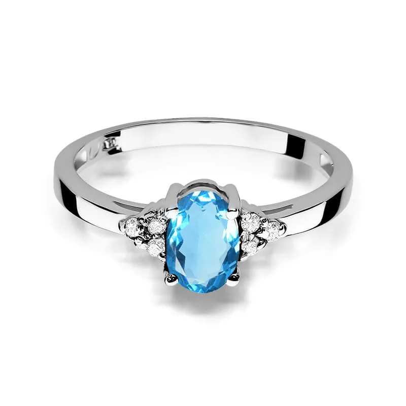 Inel Aur cu Topaz Briselle 10 Inel Aur cu Topaz Briselle - imagine 10
