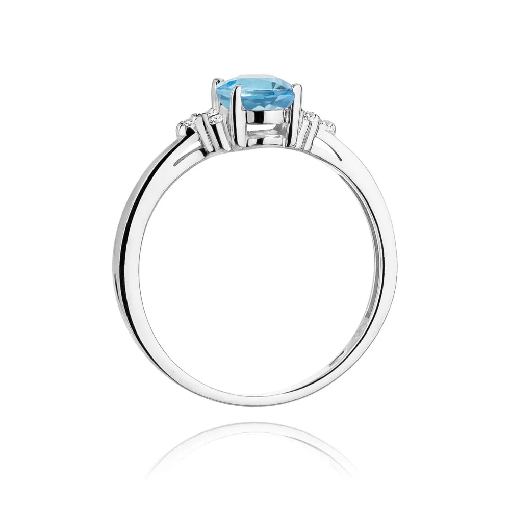 Inel Aur cu Topaz Briselle 11 Inel Aur cu Topaz Briselle - imagine 11
