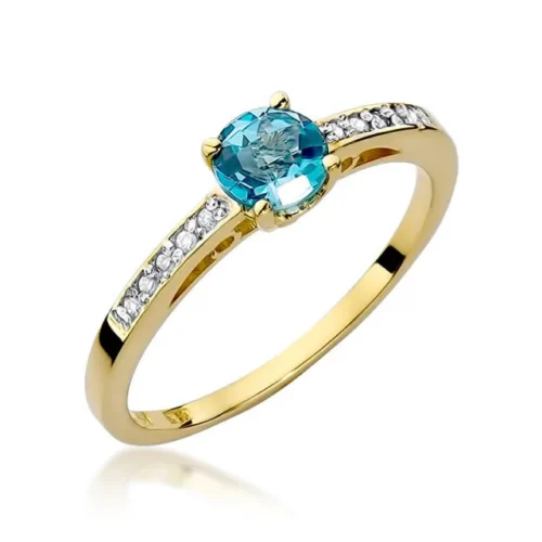 Inel Aur cu Topaz Calrosa