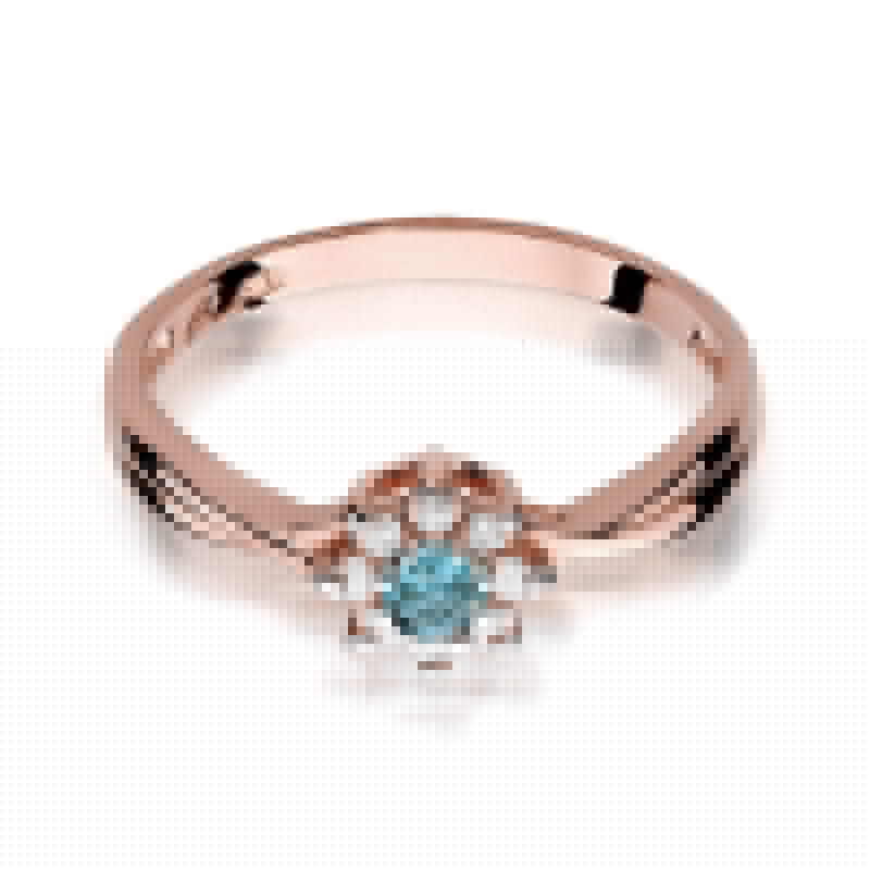 Inel Aur cu Topaz Delnette 6 Inel Aur cu Topaz Delnette - imagine 6