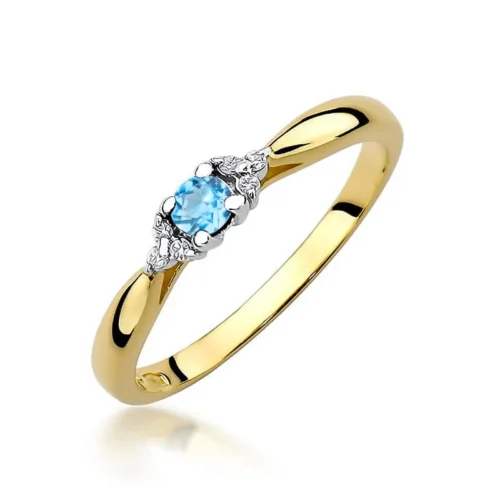 Inel Aur cu Topaz Royal Secret Petal