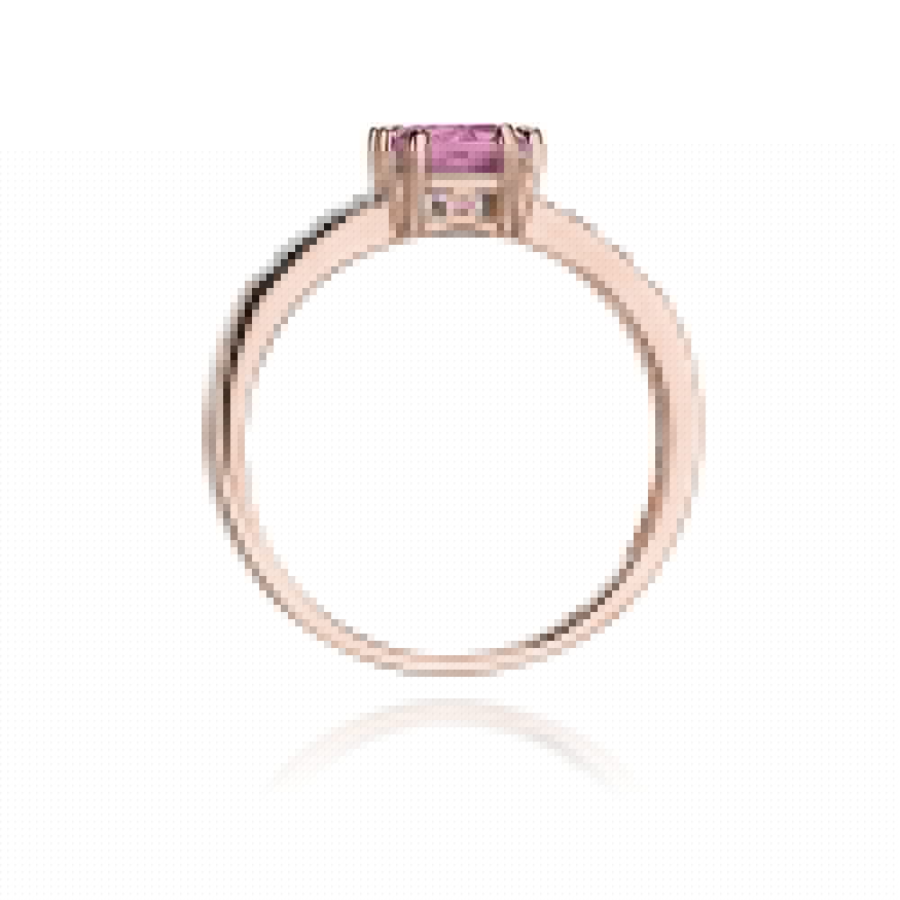 Inel Aur cu Topaz Roz Belselle 7 Inel Aur cu Topaz Roz Belselle - imagine 7