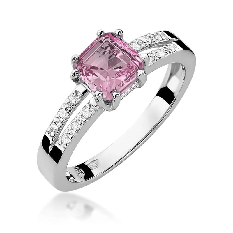 Inel Aur cu Topaz Roz Belselle 9 Inel Aur cu Topaz Roz Belselle - imagine 9
