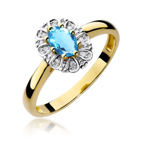 Inel Aur cu Topaz Umbria