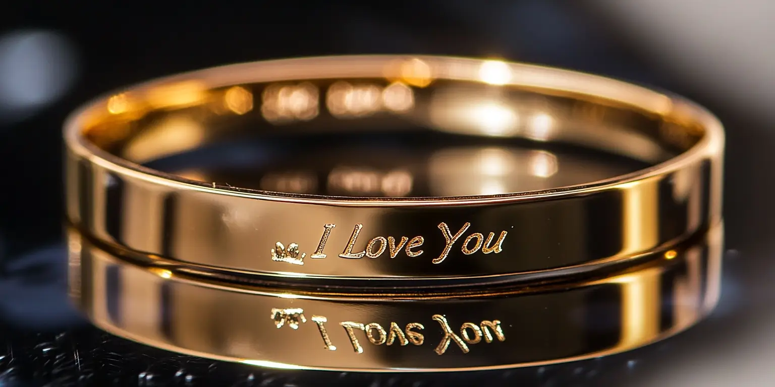 bratara aur cu mesaj motivational I love you