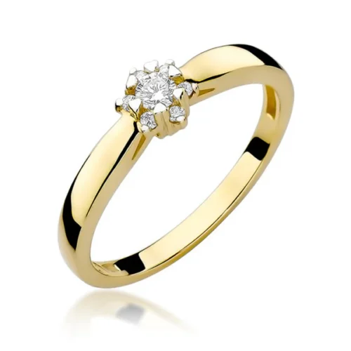 Inel de Logodna cu Diamante Crown Gem 0.15 ct