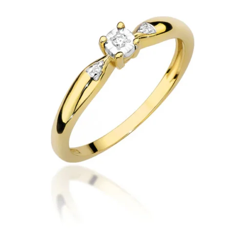 Inel Aur 14K Diamante 0.03 ct Sparkle Embrace