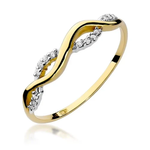 Inel de Logodna cu Diamant Duo Shine 0.07 ct