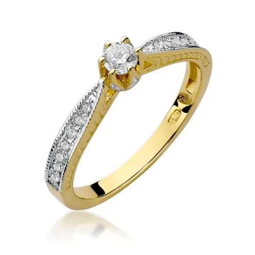 Inel de Logodna cu Diamante Promise Gleam 0.30 ct