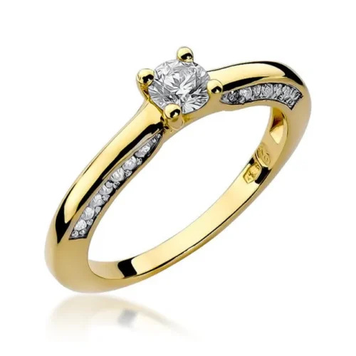 Inel Aur cu Diamant Agatha
