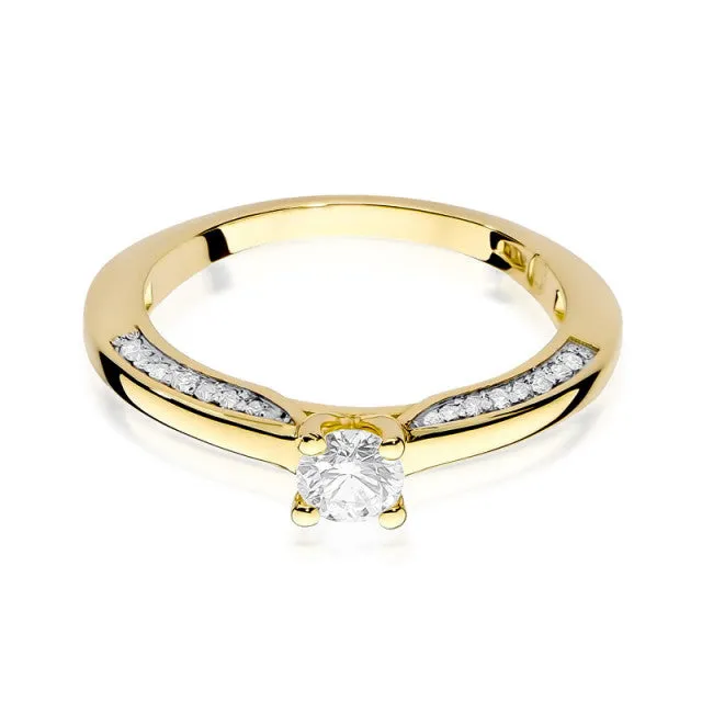 Inel Aur cu Diamant Agatha 2 Inel Aur cu Diamant Agatha - imagine 2