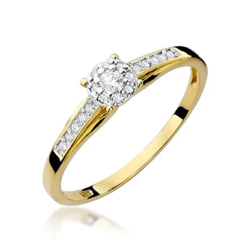 Inel Aur cu Diamant Amandine