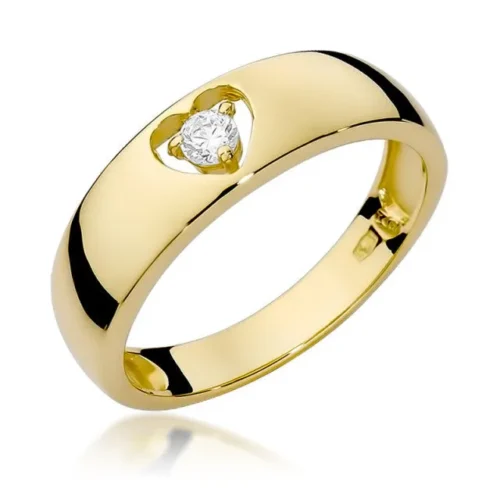 Inel Aur cu Diamant Annunziata