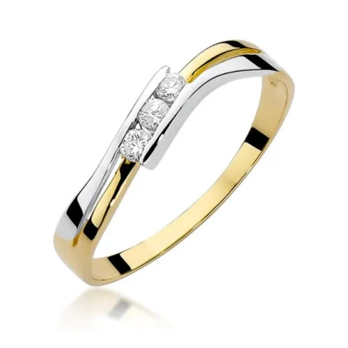 Inel Aur cu Diamant Brunella