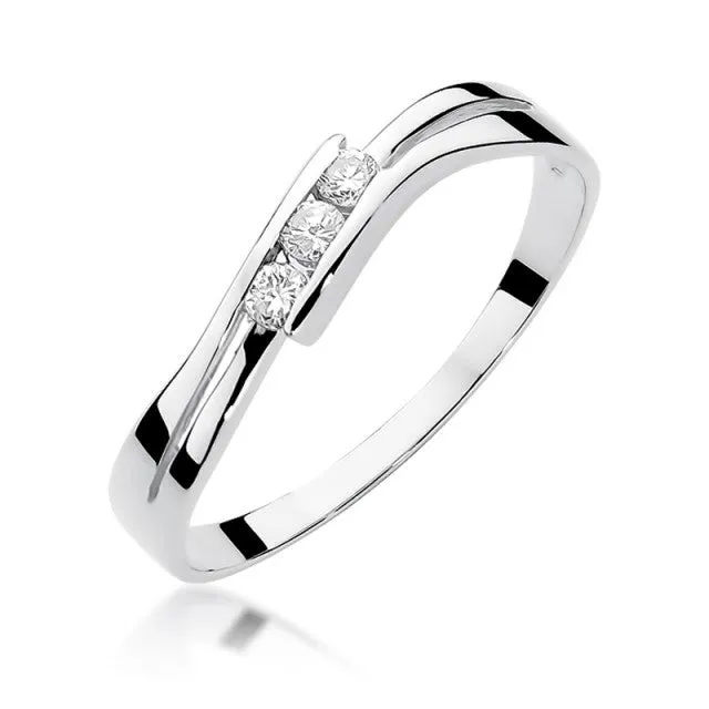 Inel Aur cu Diamant Brunella 4 Inel Aur cu Diamant Brunella - imagine 4