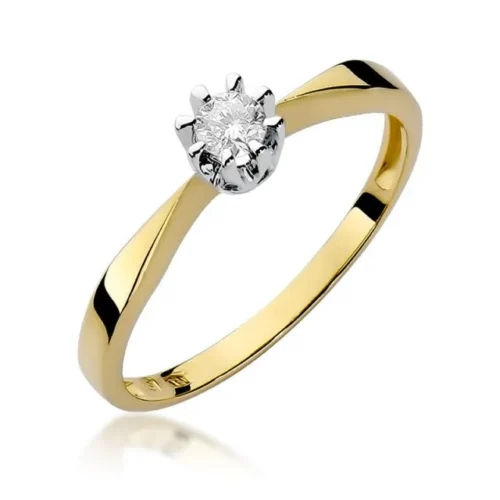 Inel Aur cu Diamant Carla