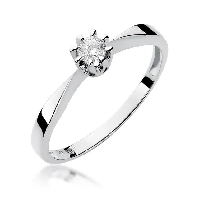 Inel Aur cu Diamant Carla 4 Inel Aur cu Diamant Carla - imagine 4