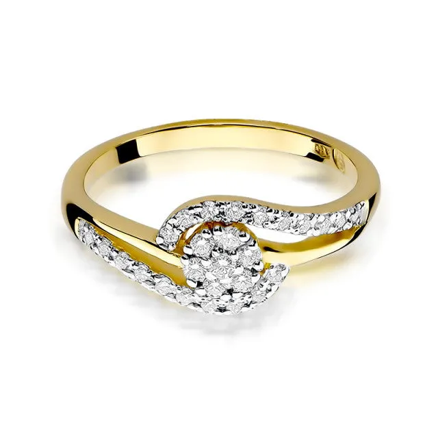Inel Aur cu Diamant Cecily 2 Inel Aur cu Diamant Cecily - imagine 2