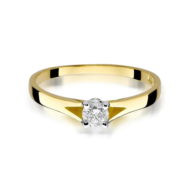 Inel Aur cu Diamant Esme 2 Inel Aur cu Diamant Esme - imagine 2