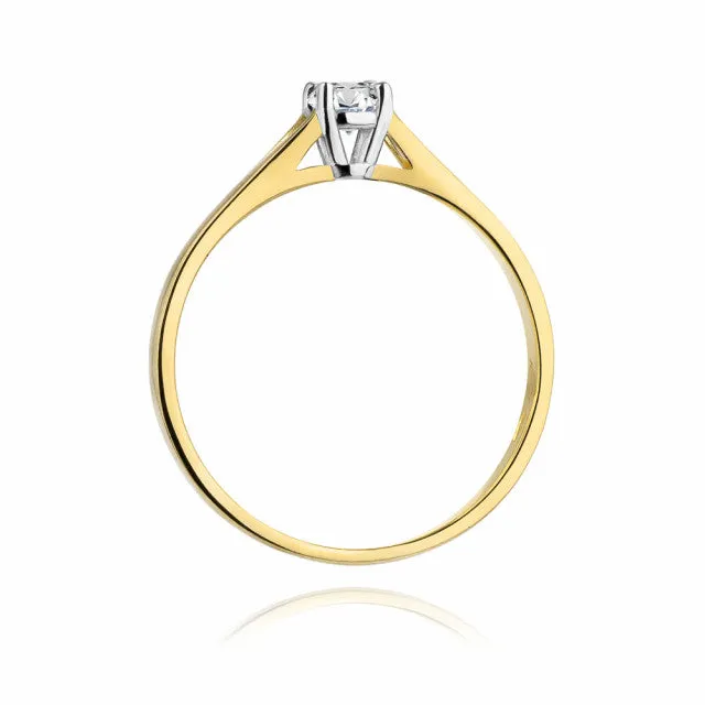 Inel Aur cu Diamant Esme 3 Inel Aur cu Diamant Esme - imagine 3