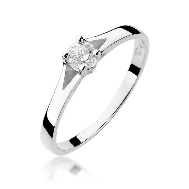 Inel Aur cu Diamant Esme 4 Inel Aur cu Diamant Esme - imagine 4