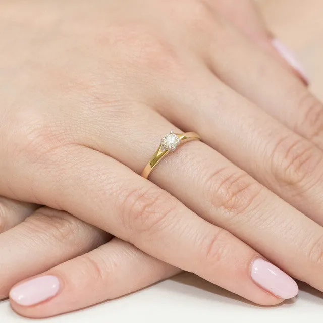 Inel Aur cu Diamant Esme 7 Inel Aur cu Diamant Esme - imagine 7