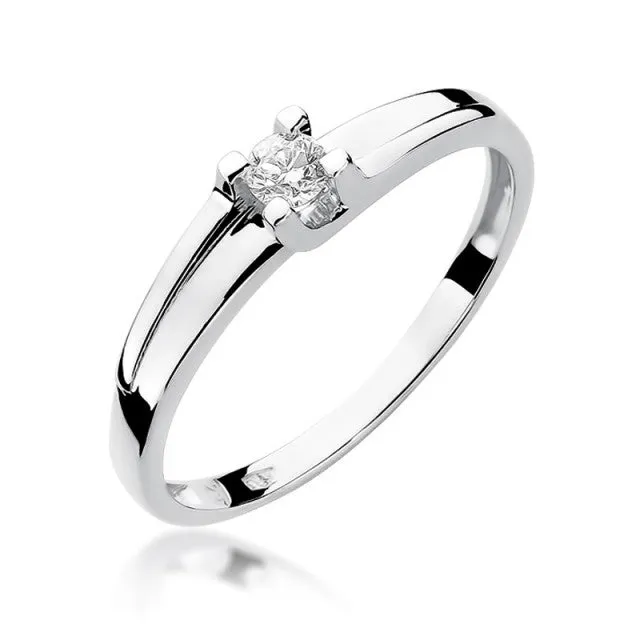 Inel Aur cu Diamant Eugenie 4 Inel Aur cu Diamant Eugenie - imagine 4