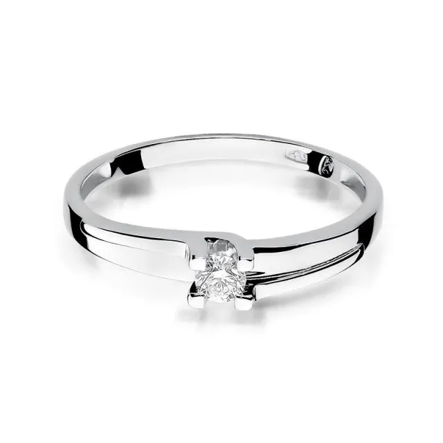 Inel Aur cu Diamant Eugenie 5 Inel Aur cu Diamant Eugenie - imagine 5