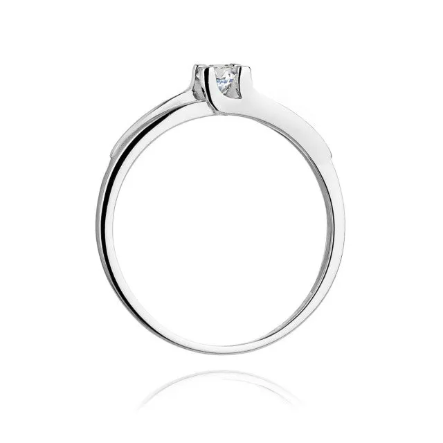 Inel Aur cu Diamant Eugenie 6 Inel Aur cu Diamant Eugenie - imagine 6