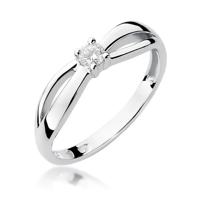 Inel Aur cu Diamant Eulalia 4 Inel Aur cu Diamant Eulalia - imagine 4