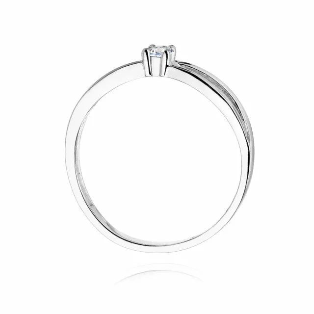 Inel Aur cu Diamant Eulalia 6 Inel Aur cu Diamant Eulalia - imagine 6