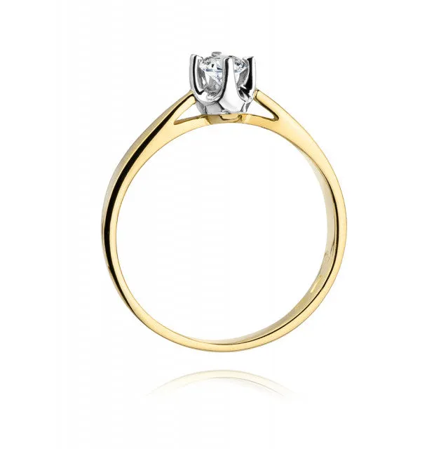 Inel Aur cu Diamant Florenza 3 Inel Aur cu Diamant Florenza - imagine 3